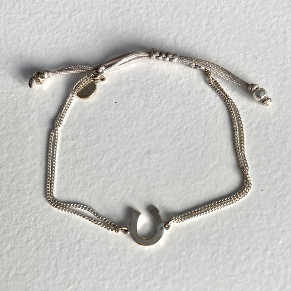 Stella & Dot Horseshoe Wishing Bracelet - Silver - Picture 2 of 6
